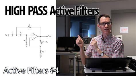 Active High Pass Filters 4 Active Filters Youtube