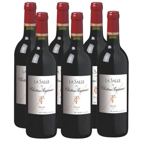 LA SALLE DE POUJEAUX 2016 MOULIS VIN ROUGE LOT DE 6x75CL La