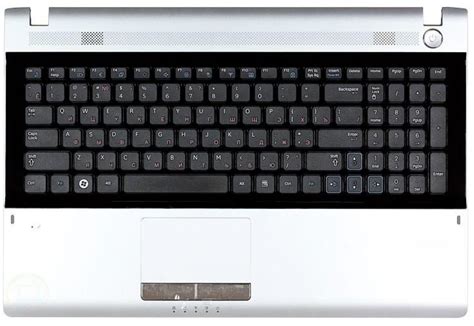 Клавиатура для ноутбука Samsung RV511, RV515, RV520 черная, с верхней ...