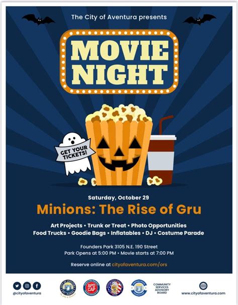 The City of Aventura Presents Movie Night! | Aventura Community News#