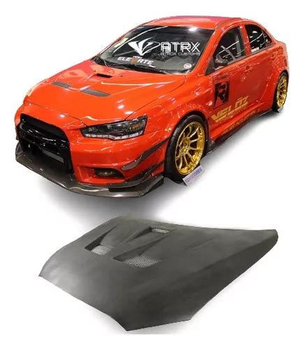 Cofre Evolution X Style Mitsubishi Lancer Evo 2008 2016 Meses sin interés