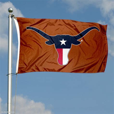 Texas Longhorn Head Embossed 3×5 Flag – Printed - I AmEricas Flags