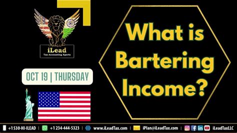 Oct 19 Thursday What Is Bartering Income Youtube