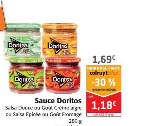 Promo Sauce Doritos Chez Colruyt ICatalogue Fr