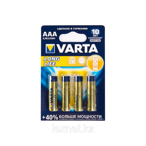 Varta Longlife Micro V Lr Aaa