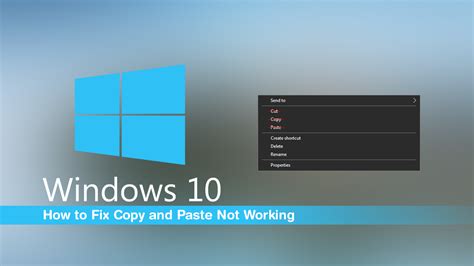 How To Fix Copy And Paste Not Working On Windows 10