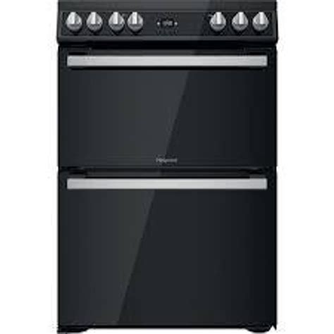 Hotpoint Electric Freestanding Double Cooker 60cm Hdt67v9h2cb