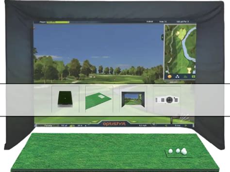 Skytrak Optishot Orbit Golfjoy And Garmin Golf Simulator Packages