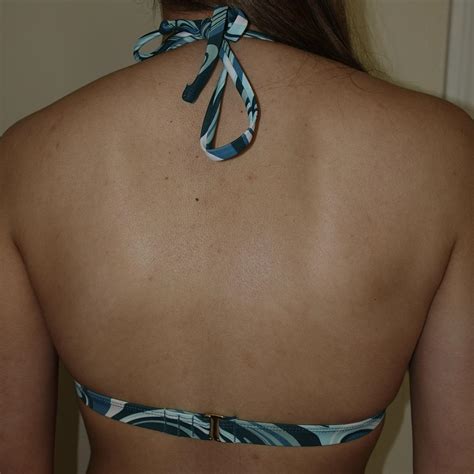 Small Blue Halter Bikini Top Depop