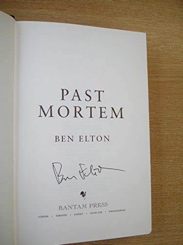 Past Mortem by Elton,Ben: Fine Hardcover (2004) First Edition | Richard Thornton Books PBFA