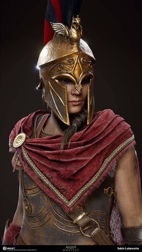 Artstation Alexios Kassandra Outfit Mercenary Sabin Lalancette Assassins Creed Odyssey