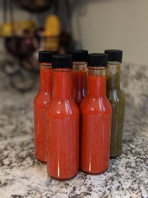 Bottled First Batch Never Ate So Much Hot Sauce In One Afternoon In My Life R Fermentedhotsauce