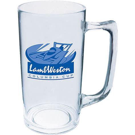 12oz Plastic Beer Mug With Handle Mg12 Howw Promotional Products