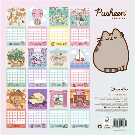 Pusheen Calendar