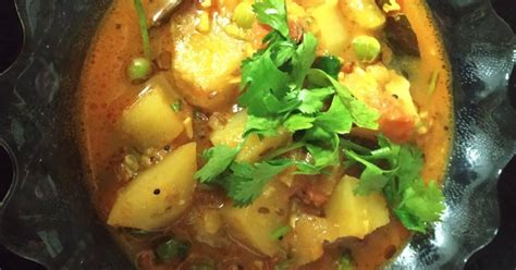 Aloo Matar Sabzi Recipe By Rekha Rathi Cookpad