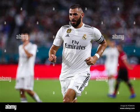 Real Madrid Forward Karim Benzema 9 C Banque De Photographies Et D