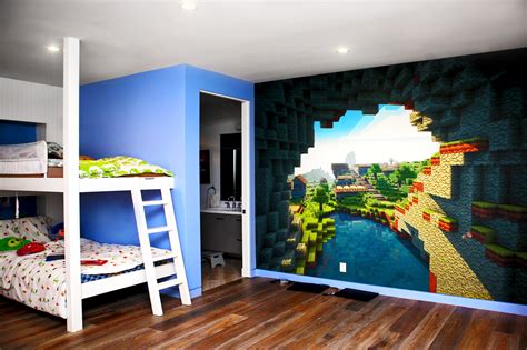 Minecraft Wallpaper For Bedroom Walls