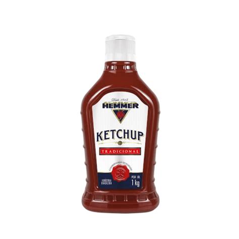 KETCHUP HEMMER TRADICIONAL 1KG - cordeiro supermercado