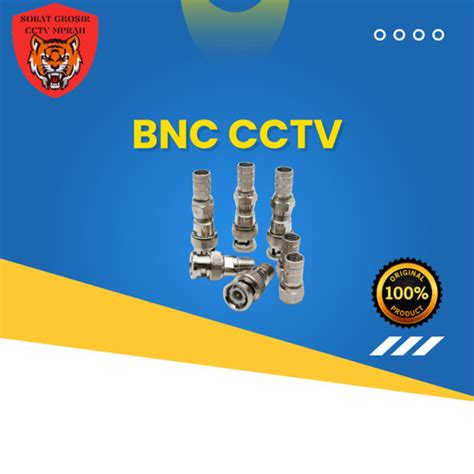 Jual KONEKTOR CCTV BNC DRAT TAIWAN ASLI ORIGINAL 100 Kab Sleman