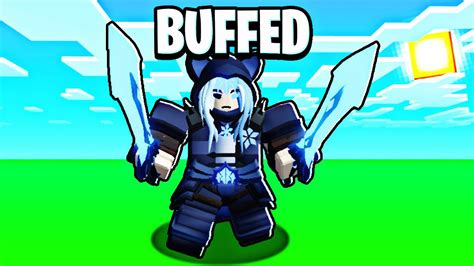 The New Freiya Buff Is Overpowerdroblox Bedwars Youtube