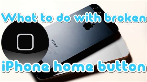 How To Fix Broken Unresponsive Not Working Iphone Home Button 3 Ways Youtube