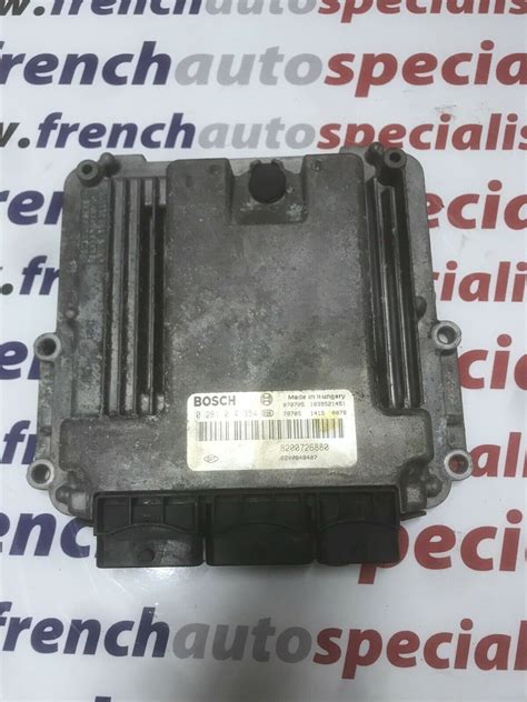 RENAULT LAGUNA MK3 2 0 DCI 150 ECU SET BSI UCH KIT STEERING LOCK KEY