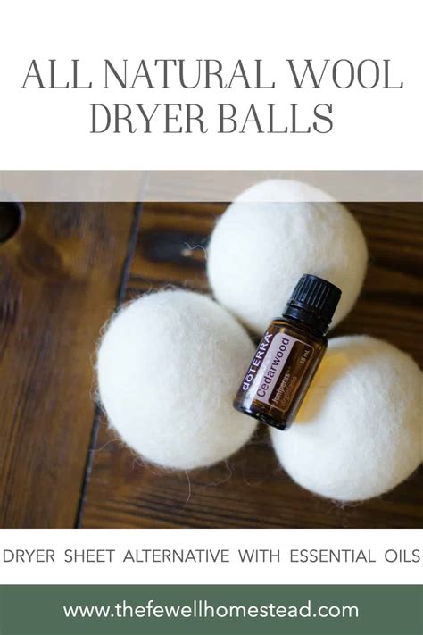 All Natural Wool Dryer Balls and Essential Oils - Amy K Fewell | The ...