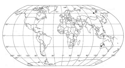 Questão Observe o planisfério abaixo Coordenadas geográficas são um