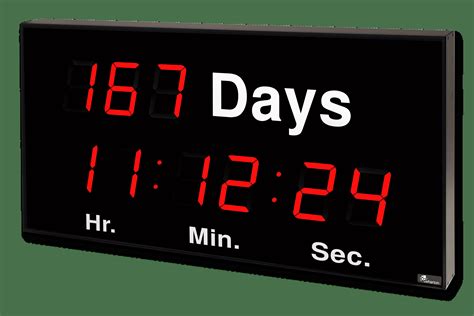 X Digital Countdown Clocks Count Up Event Timer With Mm