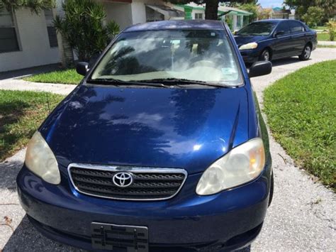 2005 Blue Toyota Corolla CE