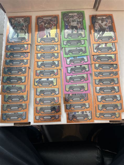 Panini Prizm Card Lot Orange Lazer Pink Pulsar Rookies