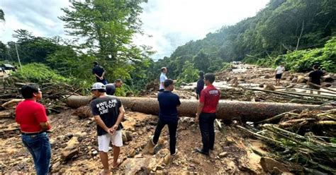 Tanah Runtuh 2 000 Penduduk Tamparuli Kiulu Terputus Hubungan