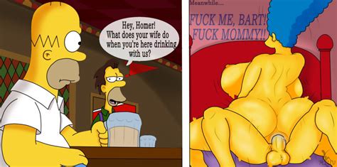 Rule 34 Bart Simpson Big Ass Big Breasts Cheating Cowgirl Position Homer Simpson Incest Lenny