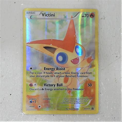 Buy the Pokémon TCG Victini Full Art Black Star Promo Card XY117