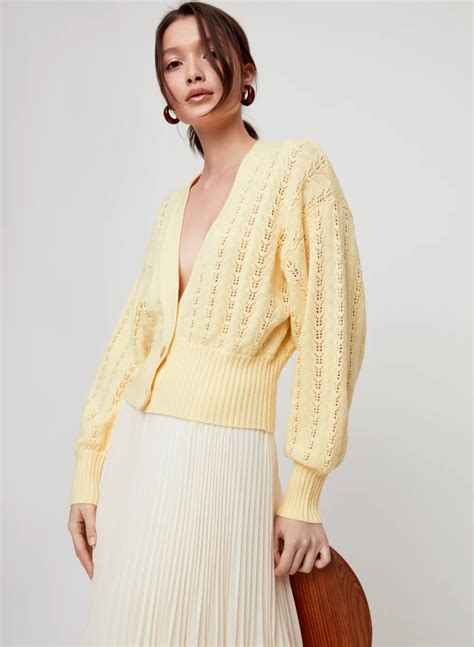 Wilfred Thais Cardigan Aritzia Ca