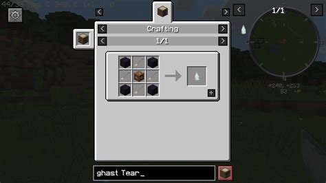 Craftable Ghast Tear Minecraft Data Pack