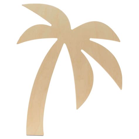 14 Wood Palm Tree Cutout Palm Tree Crafts Wooden Craft Shapes Primitive Wood Crafts