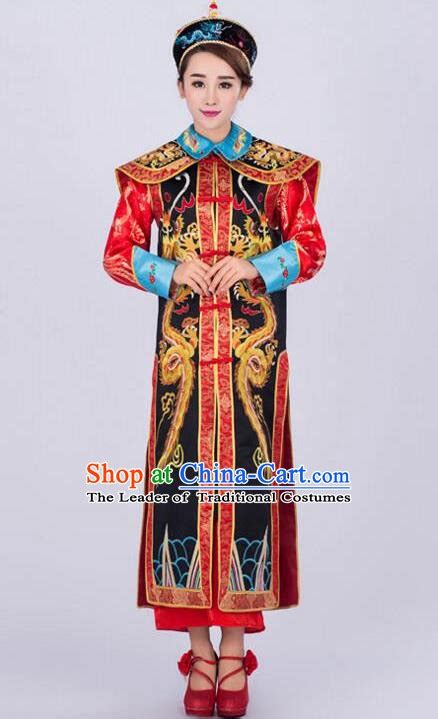 Chinese Ancient Drama Palace Queen Clothing Qing Dynasty Manchu Empress