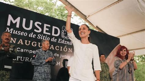 Claudia Sheinbaum considera al Tren Maya uno de los más grandes