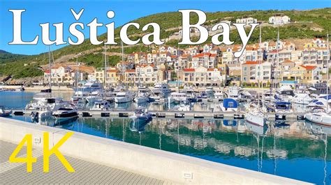 Lustica Bay Tivat Montenegro November Walk 2023 4K 60fps Walking