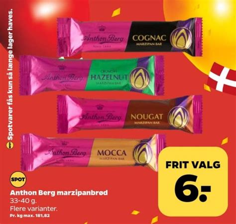 Anthon Berg Marcipanbrød Nougat Netto marts 2023 Alle Tilbudsavis