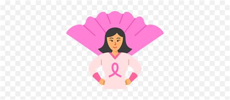 Best Premium Superhero Breast Cancer Awareness Illustration For Women