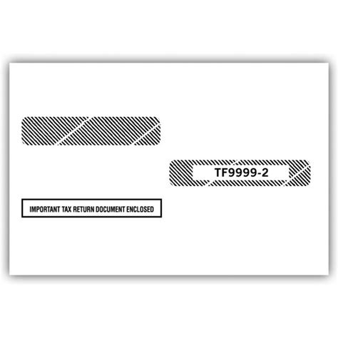 Up Box Laser W Double Window Envelope Self Seal