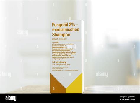 Pack of Fungoral medicated shampoo, 60 ml solution Stock Photo - Alamy