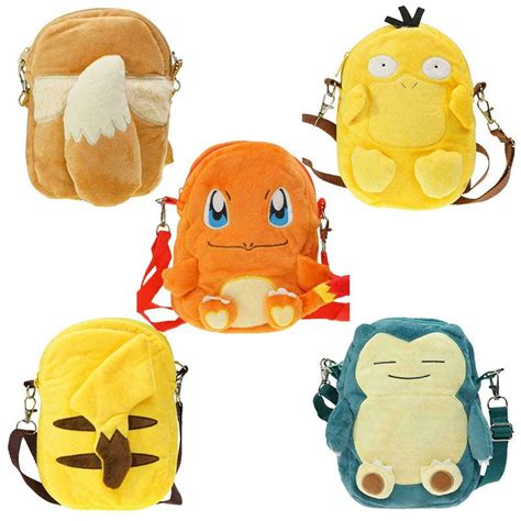 Anime Pok Mon Pikachu Snorlax Charmander Eevee Psyduck Cute Plush