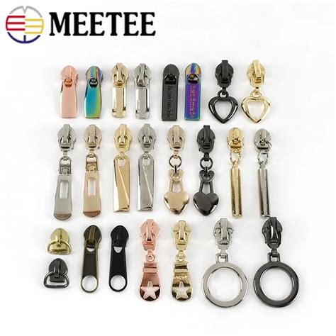 Pcs Meetee Zippers Sliders For Nylon Zipper Bags Clothes Down