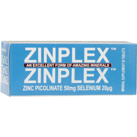 Zinplex Mineral Supplement 60 Tablets Clicks