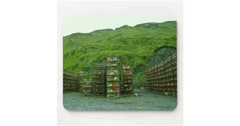 Stack Of Commercial Crab Pots Mouse Pad Zazzle