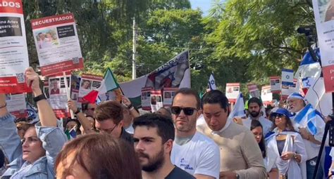 Protestan En La Embajada De Israel En M Xico Por Mexicanos Secuestrados