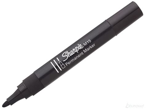 Marker permanentny Sharpie M15 czarny okrągły Biurowi pl